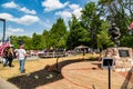 The US Army Major Dick Winters Memorial Plaza at Dedication