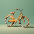 Award-winning Bicycle Photography On Solid Color Background
