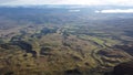 Epic aerial view of Venezuela's green Gran Sabana from a distance