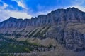 Logan Creek Pass Going to the Sun Road Glacier National Park Royalty Free Stock Photo