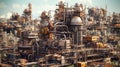 Epic Enchantment: Tilt-Shifted Marvels of a Massive Factorio Megabase