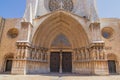 Entrance to Cathedral in Tarragona, Spain