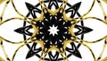 Epic fractal flower and petal kaleidoscope. Design. Meditative spiritual kaleidoscope mandala, sacred colorful geometry. Royalty Free Stock Photo