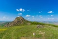 Epic landscape in Macin Mountains, the oldest mountains in Romania