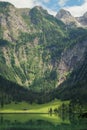 Epic landscape scenery with high mountains and germanys highest waterfall RÃÂ¶thbachfall