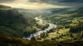 Epic Landscapes: A Breathtaking Valley In Yorkshire