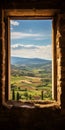 Epic Landscapes: Stunning Views Of Tuscany Through A Window