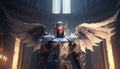 epic and legendary battles of the Archangel, from ancient times to modern-day, and their impact on humanity. AI