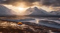 Epic Sunrise Photoshoot Of Mountains Denali Frost Frozen Tears