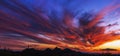 Epic Sunset Skies Over North Scottsdale Arizona Royalty Free Stock Photo