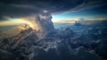 Epic Thunderstorm Cloudscape Royalty Free Stock Photo