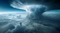Epic Thunderstorm Cloudscape Royalty Free Stock Photo
