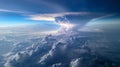 Epic Thunderstorm Cloudscape Royalty Free Stock Photo
