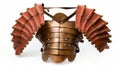 Epic Valor: Roman Soldier\'s Breastplate in Striking Isolation