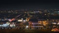 Epic view footage taken in blackpool with a drone during the night