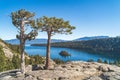 Epic view overlooking Emerald Bay, Lake Tahoe, California Royalty Free Stock Photo