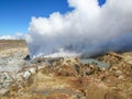 Gunnuhver geothermal area - KrÃÂ½suvÃÂ­k, Seltun, Global Geopark, Geothermal active area in Iceland