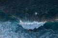 Epic waves in the Atlantic Ocean off the coast of Madeira off Morocco. Great sunset at the sea.