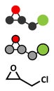 epichlorohydrin (ECH) epoxy resin building block molecule