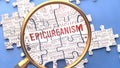 Epicureanism as a complex subject