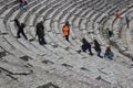 The ancient Epidauros theatre, built in the 4th century BC. Peloponnese, Greece