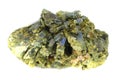 epidote mineral isolated