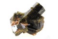 epidote mineral isolated Royalty Free Stock Photo