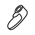 Epilator bodycare tool icon vector outline illustration