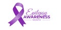 Epilepsy Awareness Month Icon Illustration