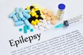 Epilepsy treatment Royalty Free Stock Photo