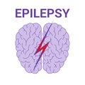 Epilepsy vector icon