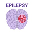 Epilepsy vector icon