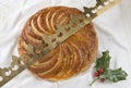 Epiphany cake galette des rois , king cake Royalty Free Stock Photo