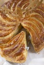 Epiphany cake galette des rois , king cake Royalty Free Stock Photo