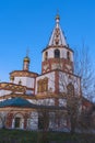 The Epiphany Cathedral (Epiphany Cathedral) is an Orthodox church in Irkutsk, located in the historical center of the city Royalty Free Stock Photo