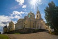 Epiphany Cathedral in Nilov Monastery on the lake Seliger, Tver region. Royalty Free Stock Photo