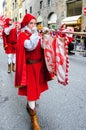 Epiphany Day, fanfare trumpet parade. Royalty Free Stock Photo