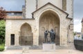 Epiphany St Remigy of the king Hlodvig (1896). Abbey Saint-Remi.