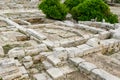 The episcopal Basilica of the ancient Roman ruins in Egnazia