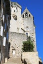 Episcopal city of Rocamadour, France, view from Grand Stairway