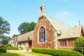 Episcopal Lutheran worship house entrance Royalty Free Stock Photo