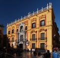 Episcopal Palace in the Andalusian city of Malaga, Spain