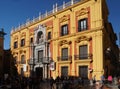 Episcopal Palace in the Andalusian city of Malaga, Spain