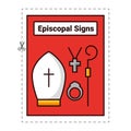 christian flashcard dotted