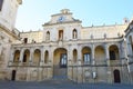 Episcopio Palace also known Palazzo Arcivescovile, Lecce, Italy Royalty Free Stock Photo