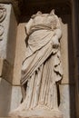 Episteme, knowledge Statue in Ephesus Ancient City Royalty Free Stock Photo