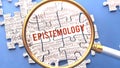 Epistemology being closely examined