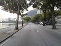 Epitacio Pessoa avenue around Rodrigo de Freitas Lagoon Rio de Janeiro Brazil