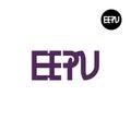 EPN Logo Letter Monogram Design Royalty Free Stock Photo