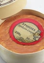 Epoisses, French Cheese made in Burgundy from Cow`s Milk Royalty Free Stock Photo